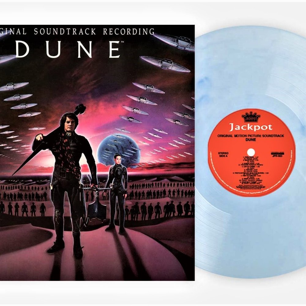 Dune Soundtrack LP ~ Eyes Of Ibad Blue Vinyl ~ Numb/Ltd Ed of 1,000 ~ Brand New!